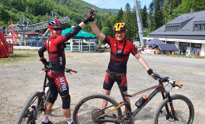 Członkowie Alpol Racing Team biorą udział w MTB Trophy Beskidy