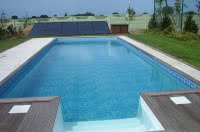 Basen - Konstrukcja z drewna impregnowanego ciśnieniowo