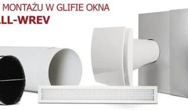 Moduł do montażu w glifie okna HRU-WALL-WREV