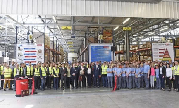 Otwarcie rozbudowanej fabryki VELUX w Namysłowie